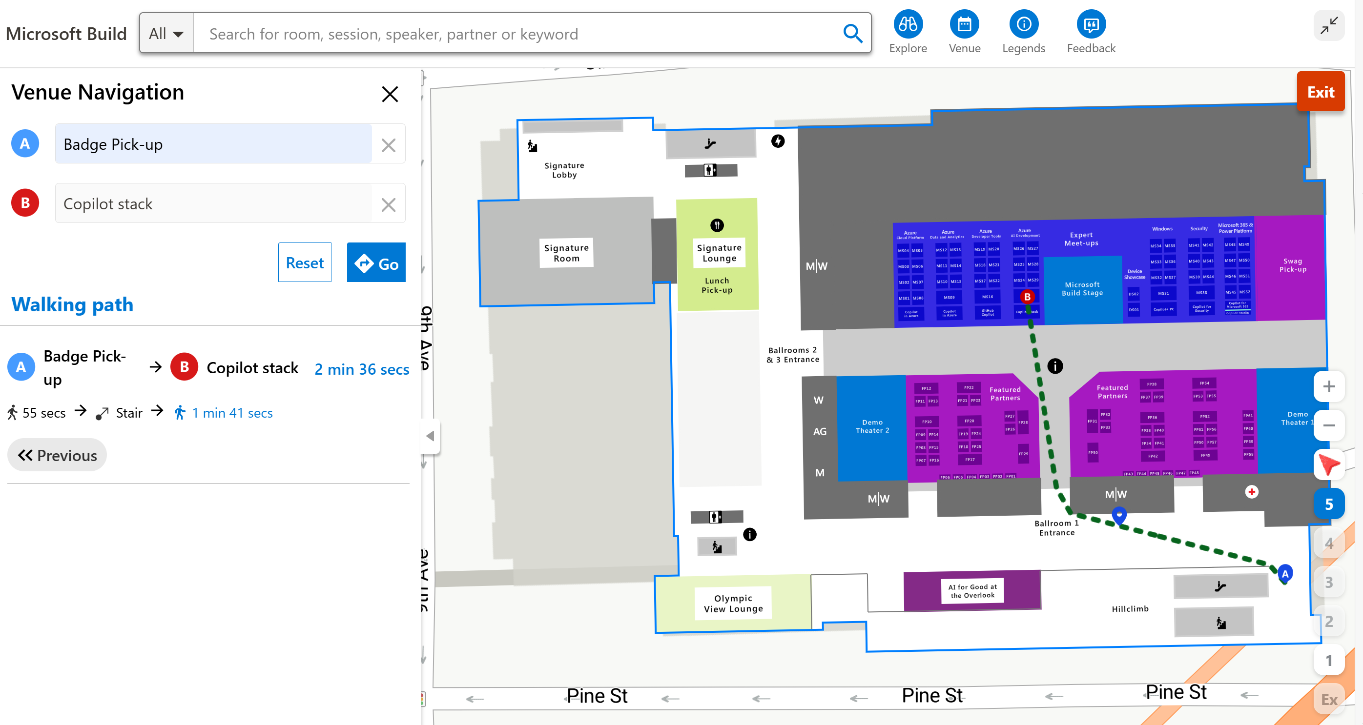 Indoor Navigation Example